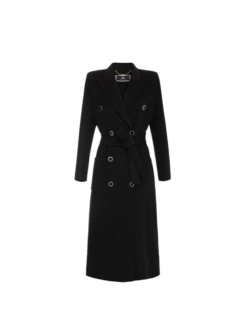 Straight cut pure wool coat ELISABETTA FRANCHI | CP43D36E2.110